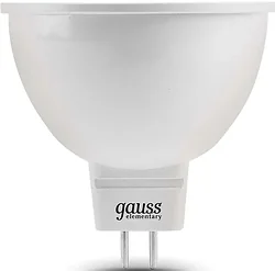 Лампочка Gauss Elementary MR16 GU5.3 9W 6500K 13539