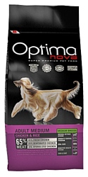 OptimaNova Adult Dog Medium Chicken & Rice (12 кг)