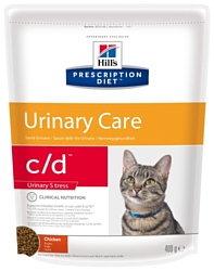 Hill's Prescription Diet C/D Feline Urinary Stress Chicken dry (0.4 кг)