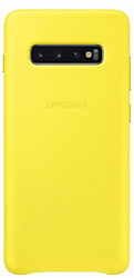 Samsung Leather Cover для Samsung Galaxy S10 Plus (желтый)