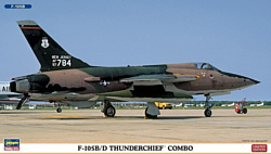 Hasegawa Истребитель-бомбардировщик F-105B/D Thunderchief Combo (2 kits)