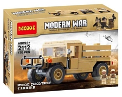 Jisi bricks (Decool) Modern War 2112 Военный перевозчик