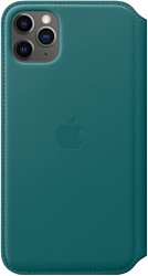 Apple Folio для iPhone 11 Pro Max (зеленый павлин)