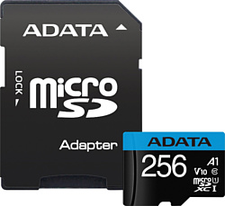 ADATA Premier microSDXC UHS-I U1 Class 10 256GB + SD adapter