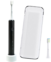 Электрическая зубная щетка Infly Sonic Electric Toothbrush T03S (футляр, 2 насадки, черный)