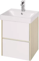 Тумба под умывальник Акватон  Сканди 45 1A2516K0SDB20 (белый/дуб верона)