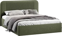 Кровать Трия Тиффани Тип 1 c ПМ и заглушиной 160x200 (микровелюр Jercy Deep Green) Кровать Трия Тиффани Тип 1 c ПМ и заглушиной 160x200 (микровелюр Jercy Deep Green)