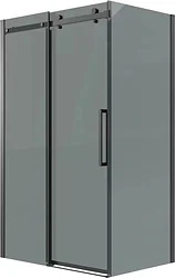 Душевой уголок Grossman Classic 130x90x195 120.K33.04.1390.21.10 (черный матовый/тонированное стекло)