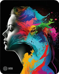 Коврики для мыши CACTUS Color paint CS-MPC-D08M