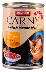 Animonda Carny Fleisch Menue plus Adult для кошек с курицей и уткой (0.4 кг) 1 шт.