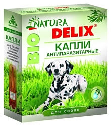 Бионикс капли от блох и клещей Natura Delix Bio (3 пипетки) для собак 3шт. в уп.