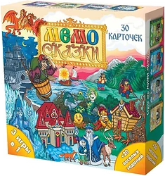 Карточная настольная игра Нескучные игры Мемо Сказки