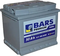 Автомобильный аккумулятор BARS Premium 50 R+ (50Ah)