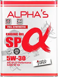 Моторное масло Alpha's 5W-30 SP/CF GF-6A 4л