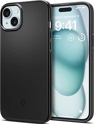 Чехол для телефона Spigen Thin Fit для iPhone 15 ACS06776 (черный) Чехол для телефона Spigen Thin Fit для iPhone 15 ACS06776 (черный)