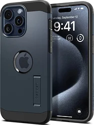 Чехол для телефона Spigen Tough Armor (MagFit) для iPhone 15 Pro ACS06734 (темно-синий) Чехол для телефона Spigen Tough Armor (MagFit) для iPhone 15 Pro ACS06734 (темно-синий)