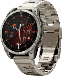 Умные часы Garmin Fenix 8 Sapphire Titanium 47mm (титановый ремешок)