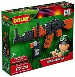 Конструктор Bauer Block man 872 Автомат АК-47 и портативная рация Конструктор Bauer Block man 872 Автомат АК-47 и портативная рация