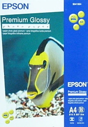 Epson Premium Glossy Photo Paper A4 50 листов (C13S041624)