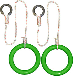 Формула здоровья Кольца гимнастические круглые КГ01В-6 (зеленый)