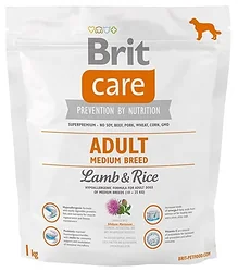 Brit (1 кг) Care Adult Medium Breed Lamb & Rice