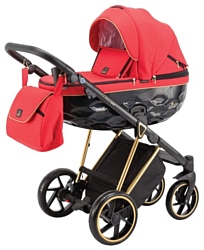 BeBe-Mobile Castello Sport Special Edition (2 в 1) (красный/золотистая рама)