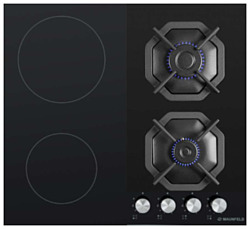 Комбинированная варочная панель MAUNFELD EEHG.642VC.2CB/KG