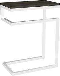Приставной столик TMB Loft Хидсон Дуб 400x300 (кофе/белый) Приставной столик TMB Loft Хидсон Дуб 400x300 (кофе/белый)