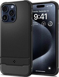 Spigen Rugged Armor (MagFit) для iPhone 15 Pro ACS06703 (черный)