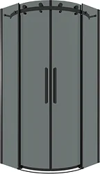 Душевой уголок Grossman Classic 90x90x195 301.K33.04.9090.21.10 (черный матовый/тонированное стекло)