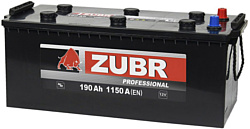 Zubr Professional МАЗ болт R+ (190Ah)