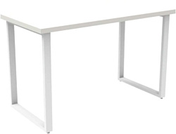 Стол для работы King Style Баку White 120х60 (белый платиновый)