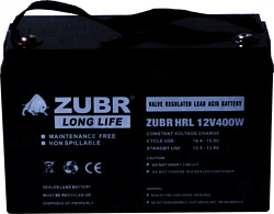 Аккумулятор для ибп Zubr HRL 12-400W 12V 110Ah