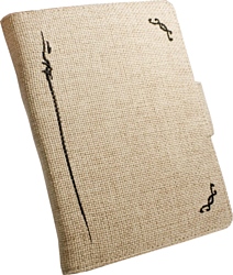 Tuff-Luv Kindle 4 Natural Hemp Desert Sand + Spark Light (G3_49+D1_29)