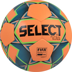 Select Futsal Super FIFA (4 размер, оранжевый/синий)