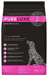 PureLuxe (1.81 кг) Elite Nutrition for healthy weight dogs with turkey, salmon & lentils