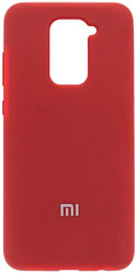 EXPERTS Original Tpu для Xiaomi Redmi Note 9S/9 PRO с LOGO (темно-красный)