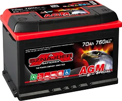 Автомобильный аккумулятор Sznajder Special AGM 70 R (70Ah) Автомобильный аккумулятор Sznajder Special AGM 70 R (70Ah)