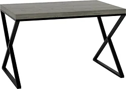 Кухонный стол TMB Loft Дункан Дуб 1500x600 40 мм (угольный серый)