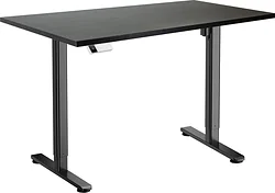 Стол для работы стоя ErgoSmart Electric Desk Slim 1200х650х25 мм (дуб мореный/черный)