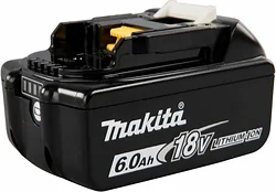 Аккумулятор Makita LXT BL 1860 B 18.0 В, 6.0 А/ч, Li-Ion Аккумулятор Makita LXT BL 1860 B 18.0 В, 6.0 А/ч, Li-Ion