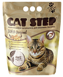 Cat Step Tofu Original растительный комкующийся 6л