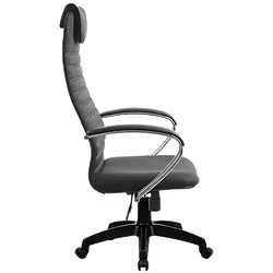 Кресло Metta BP-10 (пластиковые ролики, темно-серый)