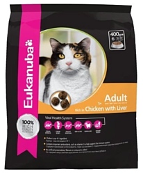 Eukanuba Adult Dry Cat Food Chicken & Liver (0.4 кг)