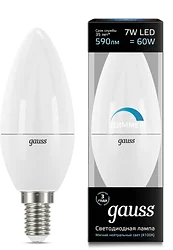 Лампочка Gauss 7W 4100K E14 103101207-D