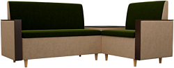 Mebelico Модерн 61163 (правый, зеленый/бежевый)