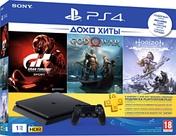 Sony PlayStation 4 Slim 1TB GT Sport + God of War + Horizon Zero Dawn