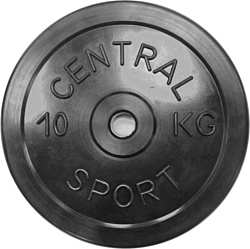 Central Sport Обрезиненный 10 кг 26 мм