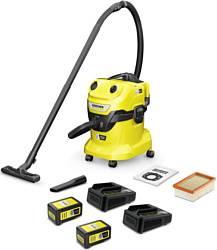 Пылесос Karcher WD 4-18 Dual Battery 1.628-601.0