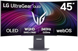 Smart монитор LG UltraGear OLED 45GX90SA-B